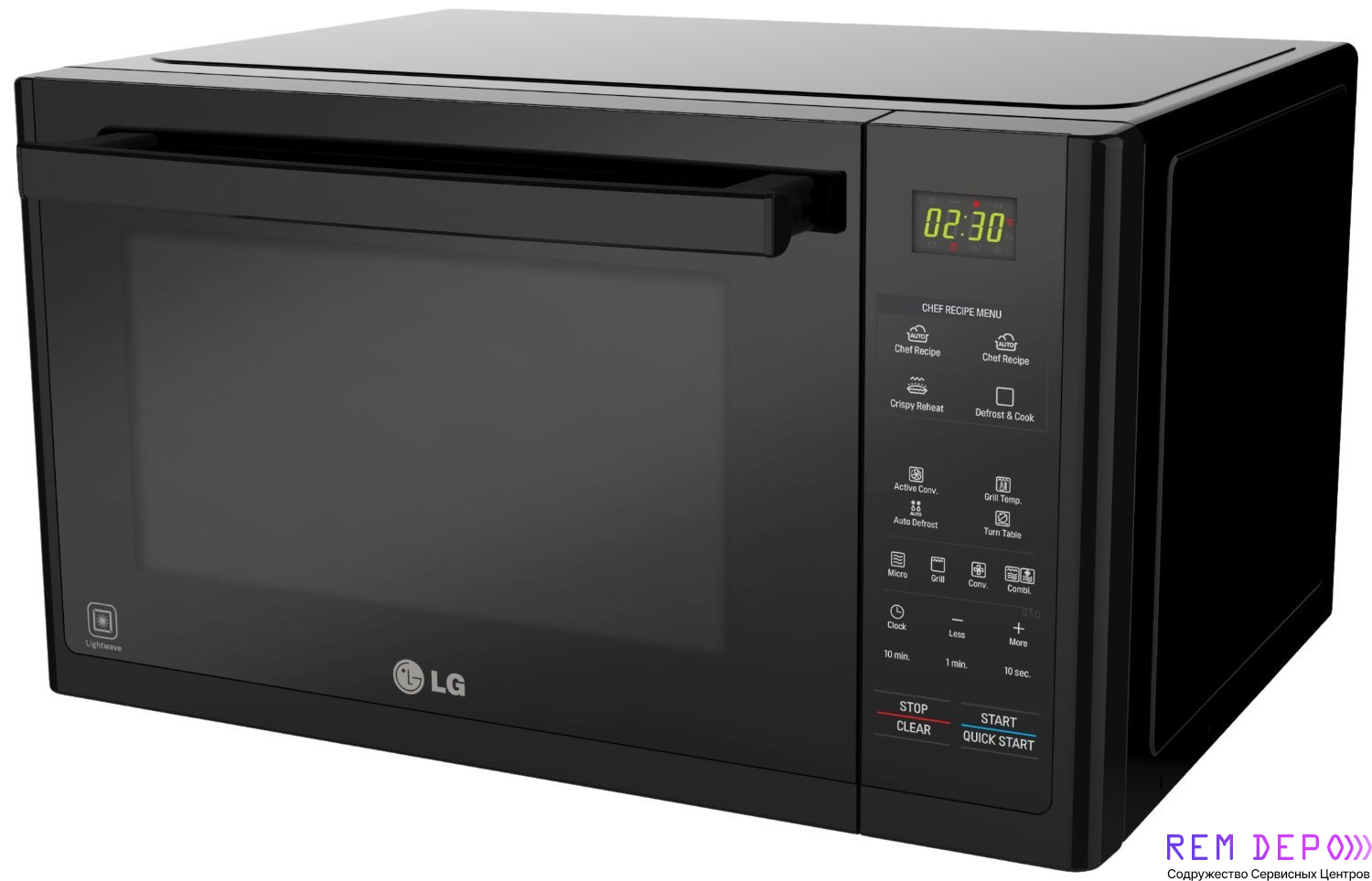 Ремонт микроволновых печей LG