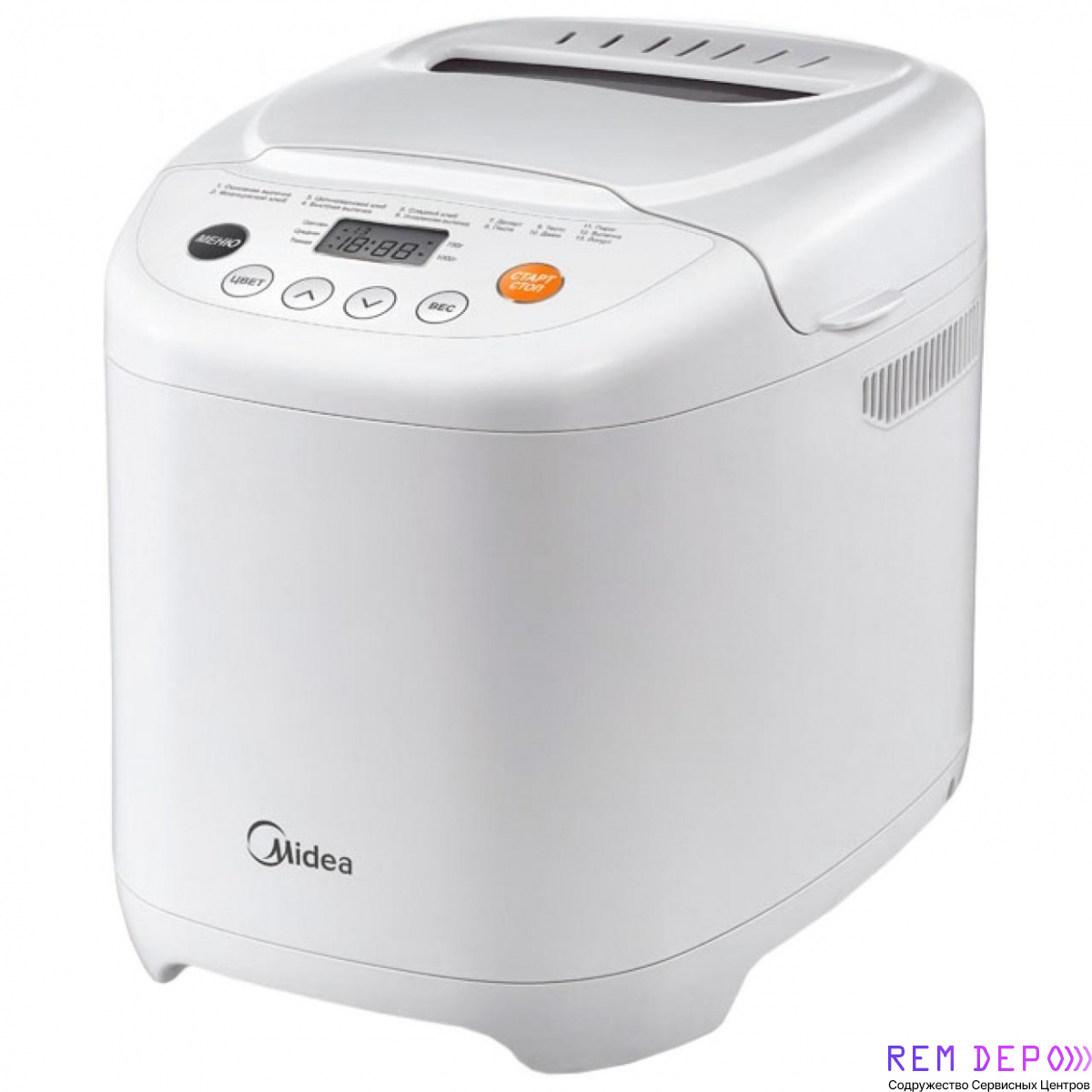 Ремонт хлебопечек Midea