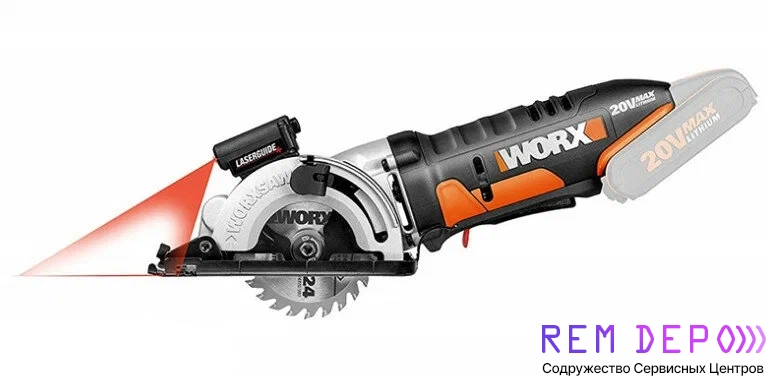 Ремонт роторайзеров Worx