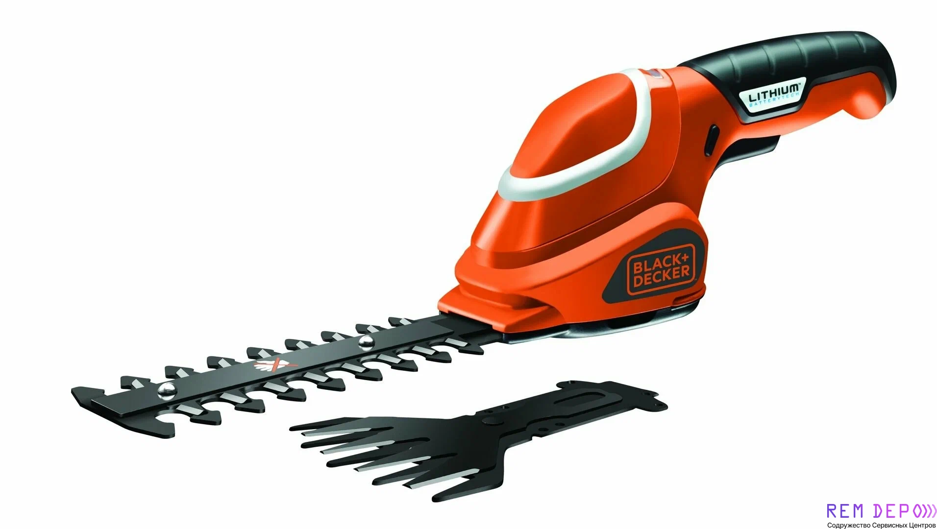 Ремонт садовых аккумуляторных ножниц Black Decker