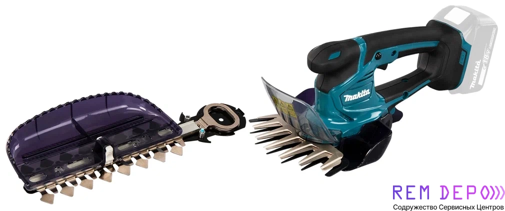 Ремонт садовых аккумуляторных ножниц Makita
