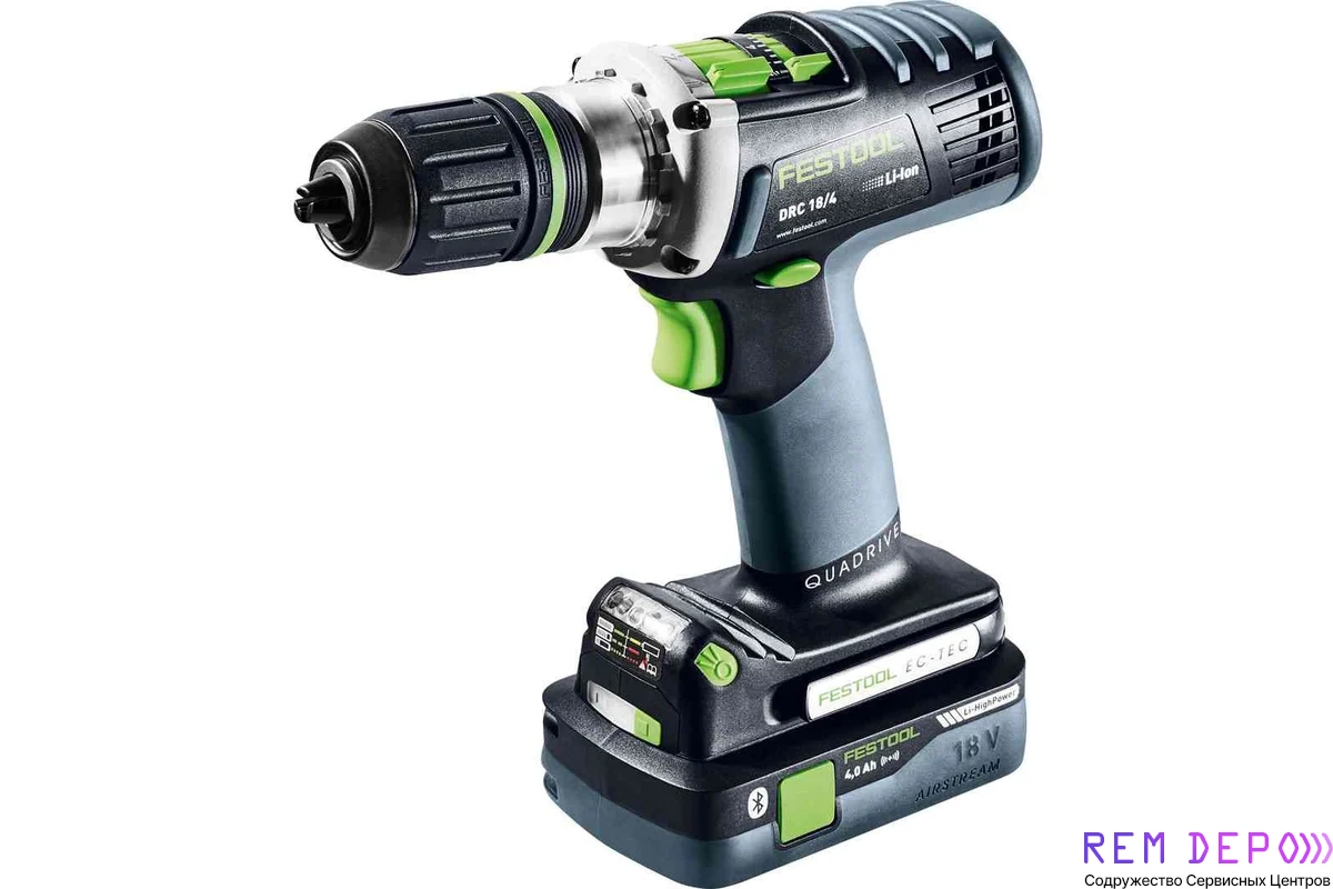 Ремонт шуруповертов Festool