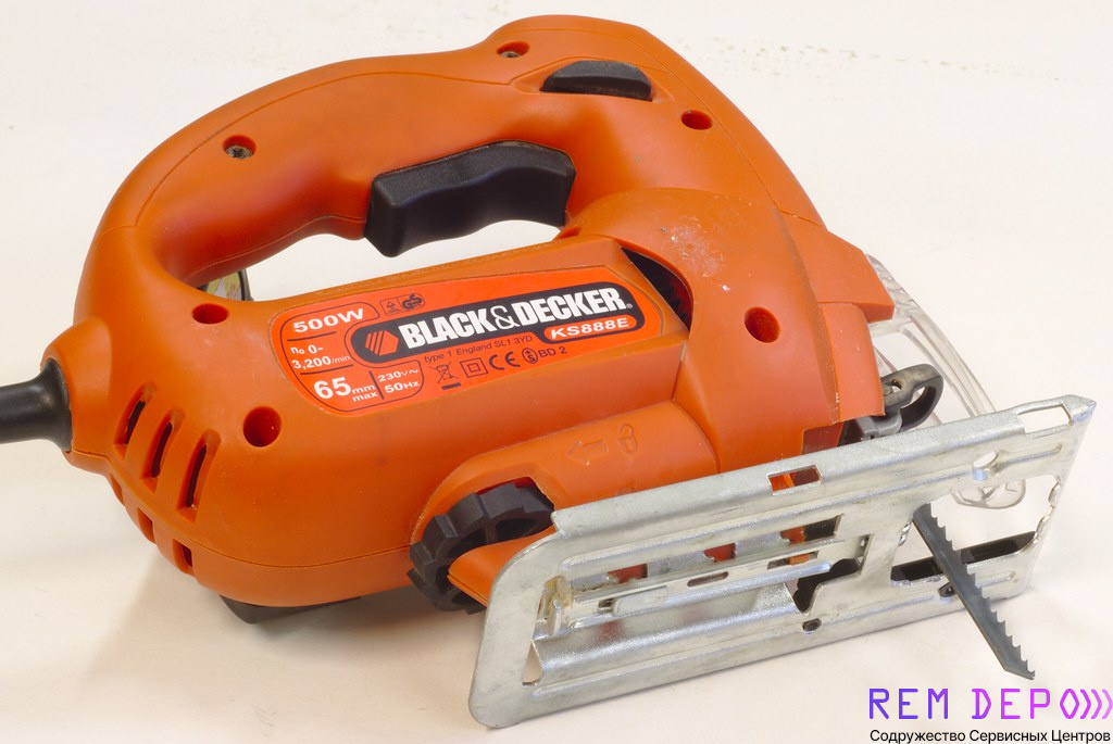 Ремонт лобзиков Black Decker